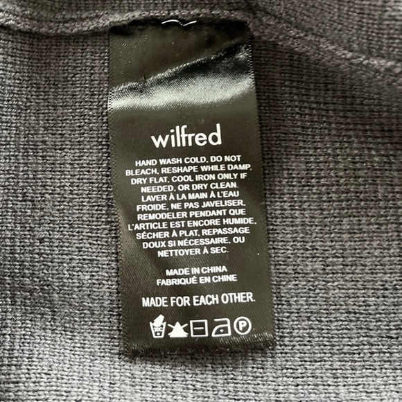 Aritzia Wilfred Belize Merino Wool Knit Formal Casual Relaxed Cardigan Sz XS,M - Picture 10 of 11